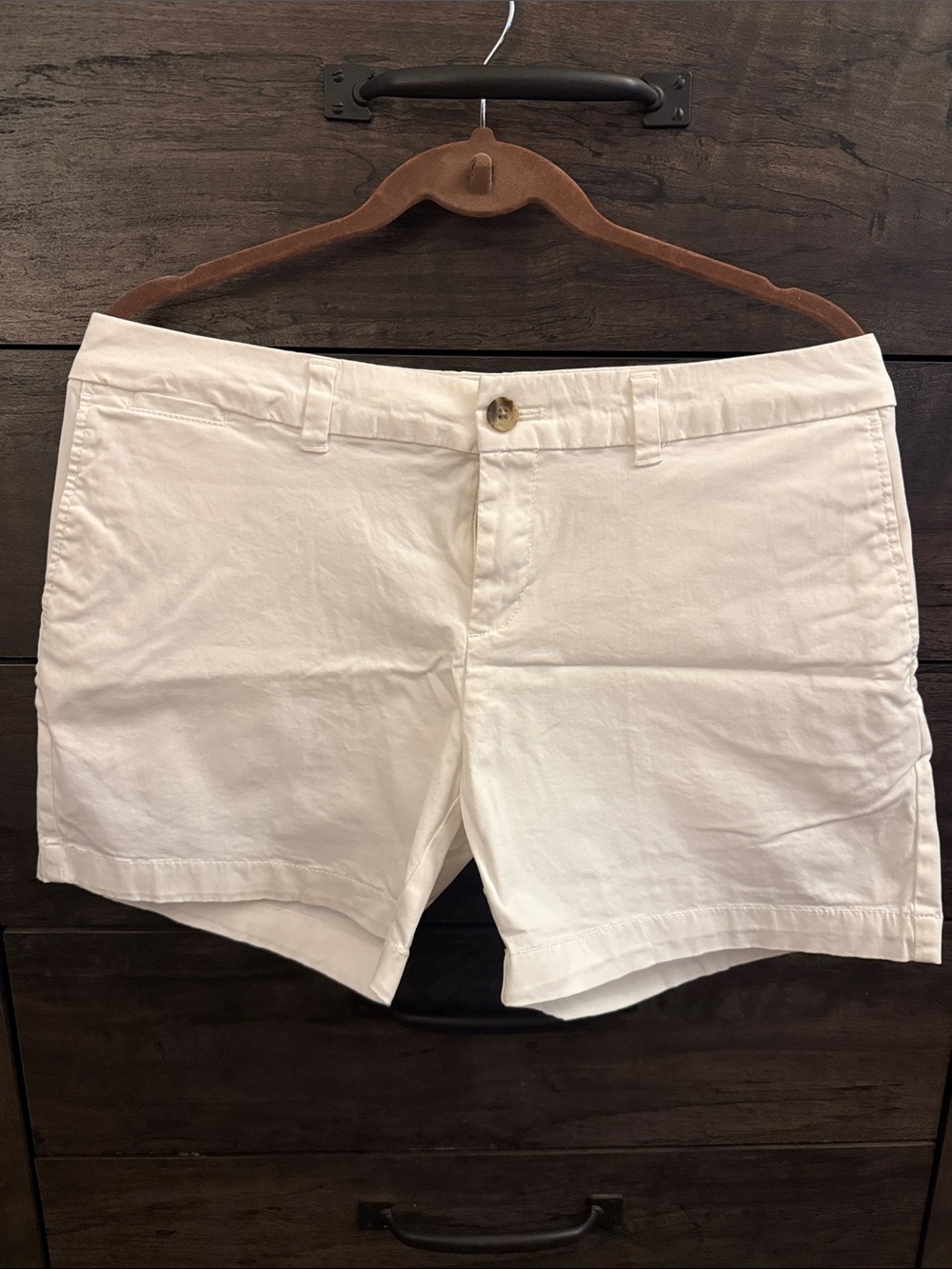 Faded Glory White Chino Shorts